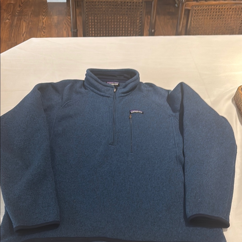 Patagonia Blue Performance Quarter-Zip